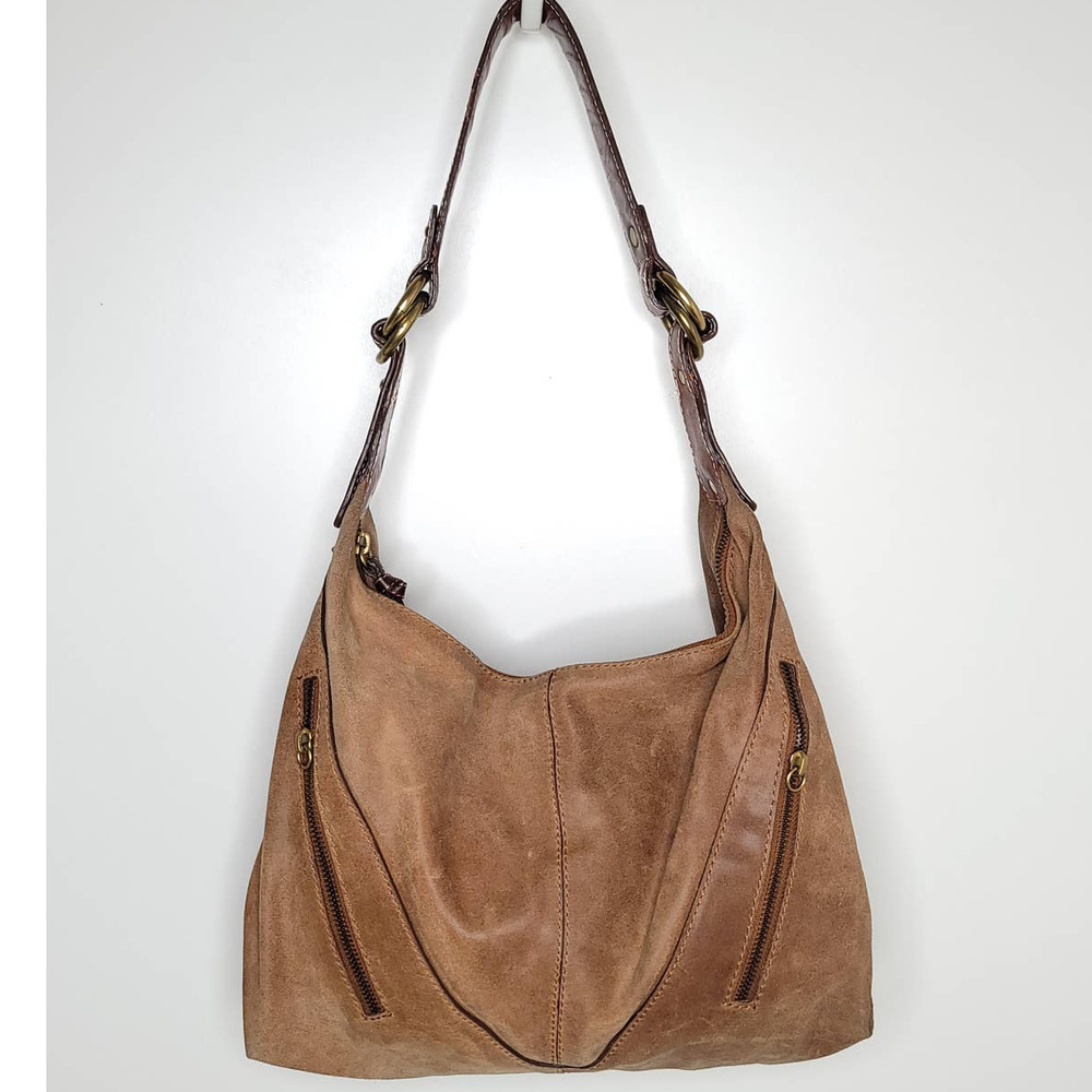 Nino Bossi Saddle Daisy Paradise Leather Hobo Handbags